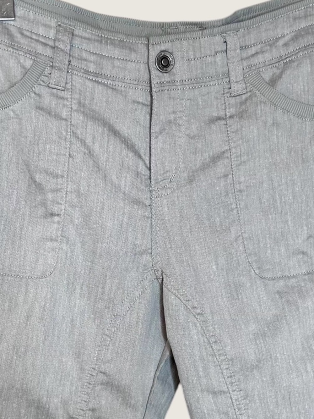 Kuhl Cabo Linen Blend Pants Women’s Size 10 Gray Style 6272 UPF 50+ Pockets Grey - Picture 5 of 16